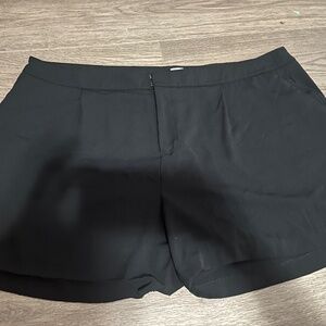 Target black dress shorts size 18